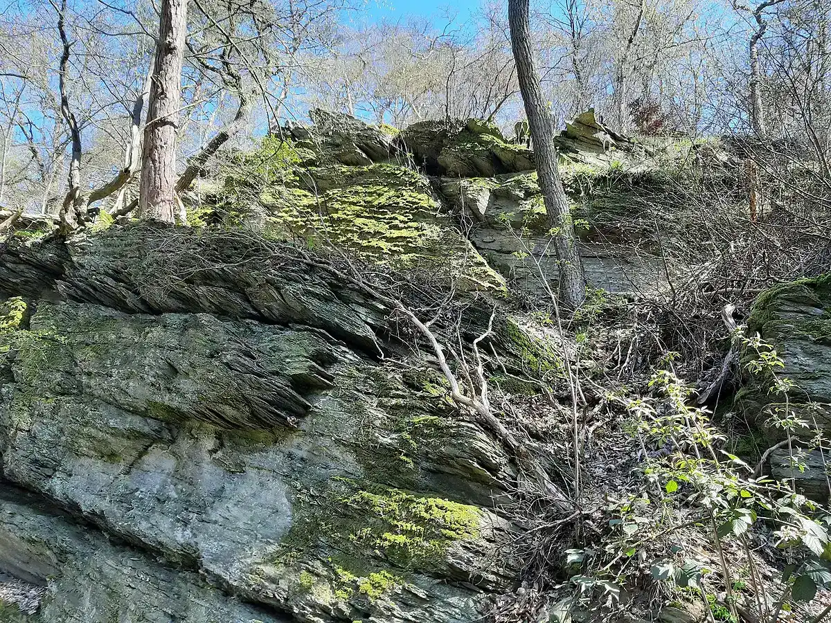 Schieferaufschluss – Wärmespeicher